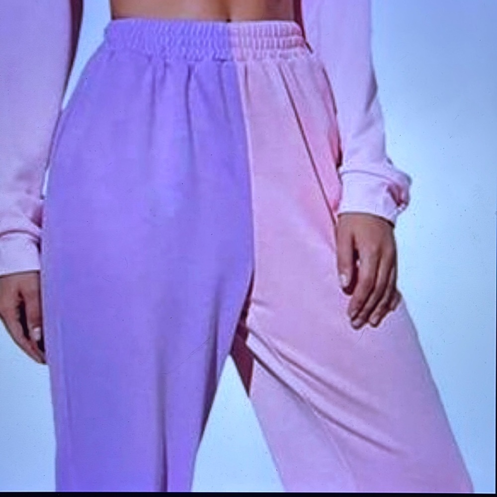 NWOT MISSACTIVER Contrast Color Sweatpants/Jogger